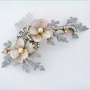 Paris by Debra Moreland Pink Lady Bridal Hair Comb, Vintage Style, NWT